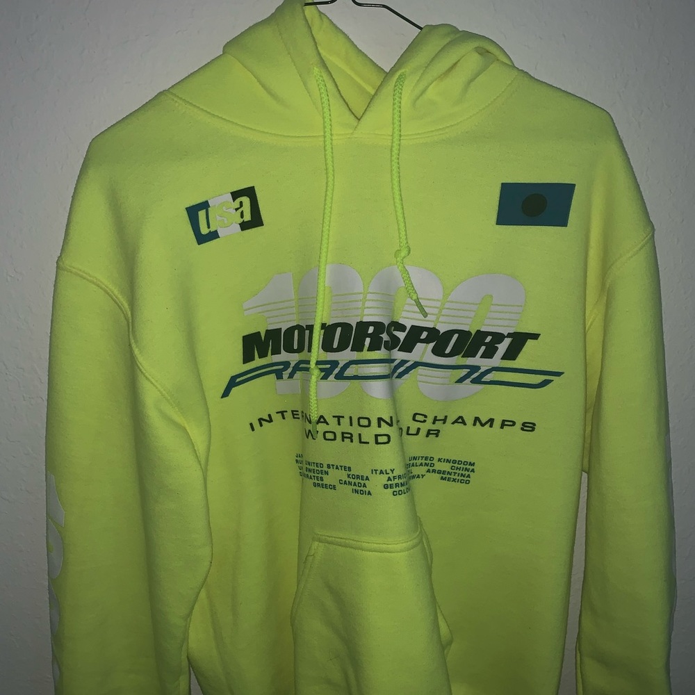 Motorsport racing hoodie